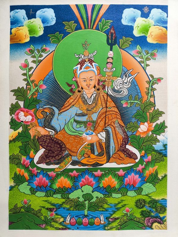Tibetan Guru Padmasambhava - Second Buddha in Tibet | Spiritual reflection | Wall Decor | Blessings