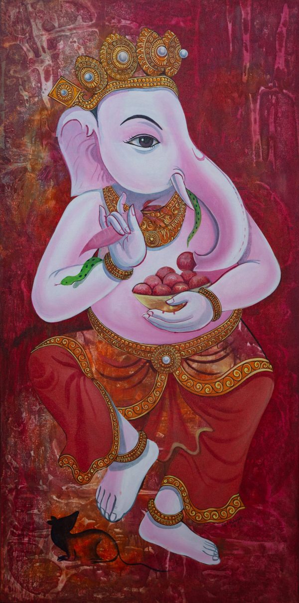 Ganesh - Handmade painting from Nepal