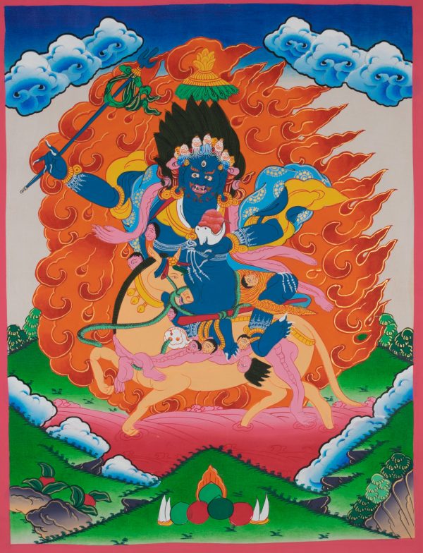 Palden Lhamo - Handmade Thangka Painting from Nepal