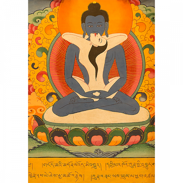 Buddha Shakti - handmade thangka painting from Nepal
