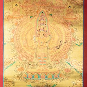 Avalokiteshwor - Handmade Thangka Thanka Painting from Nepal
