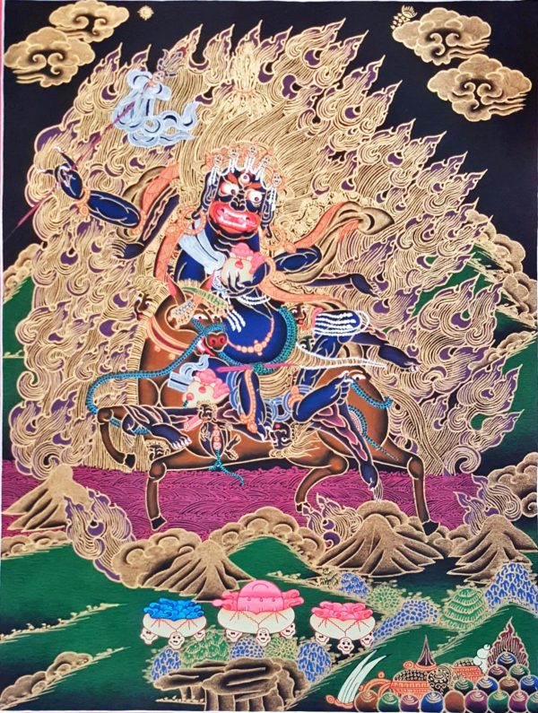 Paldenlama - handmade thangka painting from Nepal